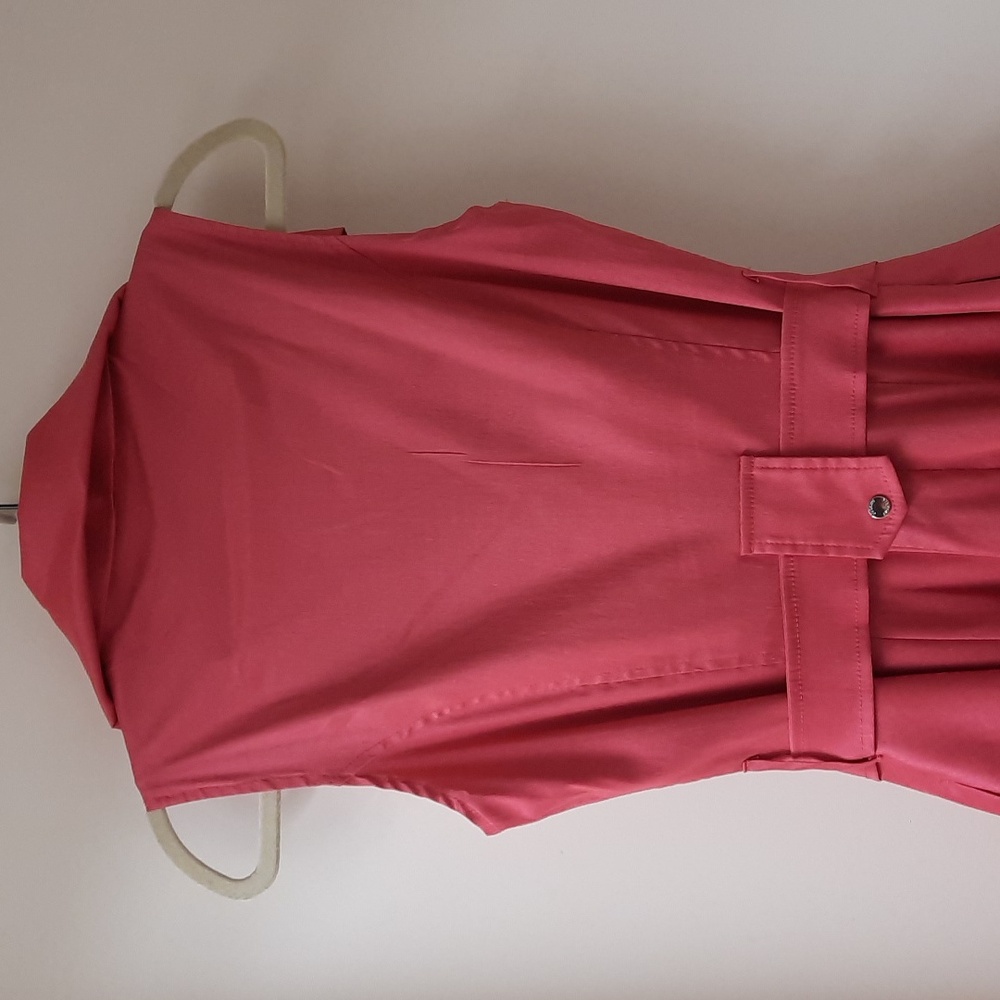 Joseph Ribkoff Pink Bubble Hem Sleeveless Dress - Picture 7 of 14